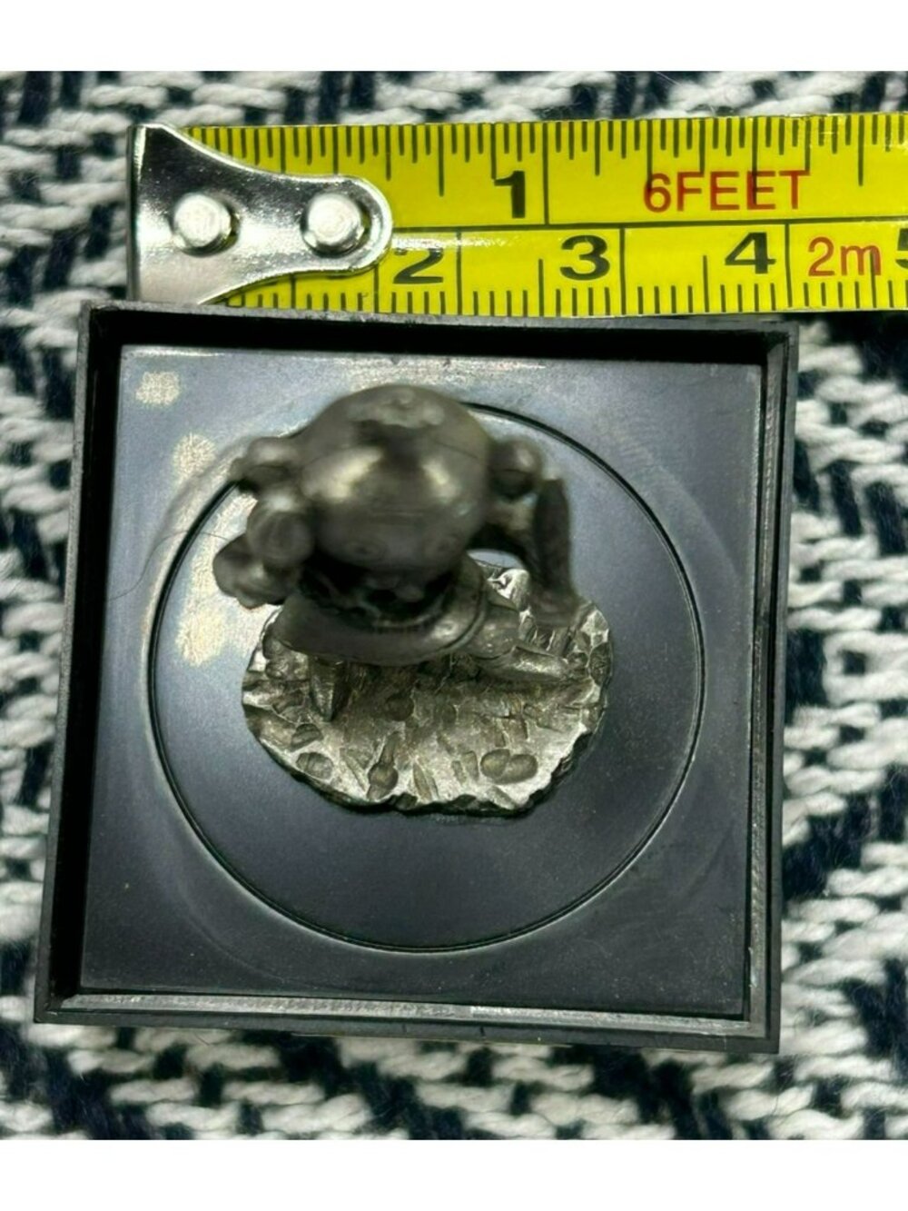 Mudhead Kachina Pewter Figurine With Display Box No Lid - Picture 3 of 5